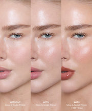 Glow and Sculpt Face Primer - Radiant Base for Flawless Makeup | Long-Lasting, All Skin Types