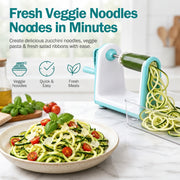 5-Blade Vegetable Spiralizer – Zucchini Noodle Maker for Veggie Pasta, Salads & Meal Prep