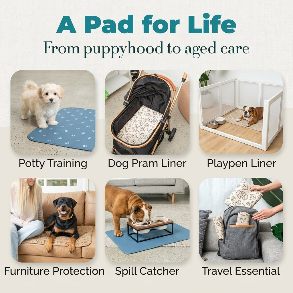 Durable Leak-Free Potty Pads – Puppy Training & Odor Control