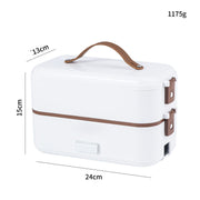 Electric Lunch Box with Stainless Steel Container – Portable Food Warmer