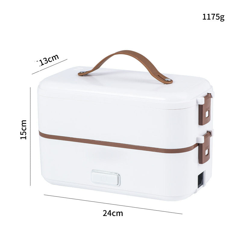 Electric Lunch Box with Stainless Steel Container – Portable Food Warmer