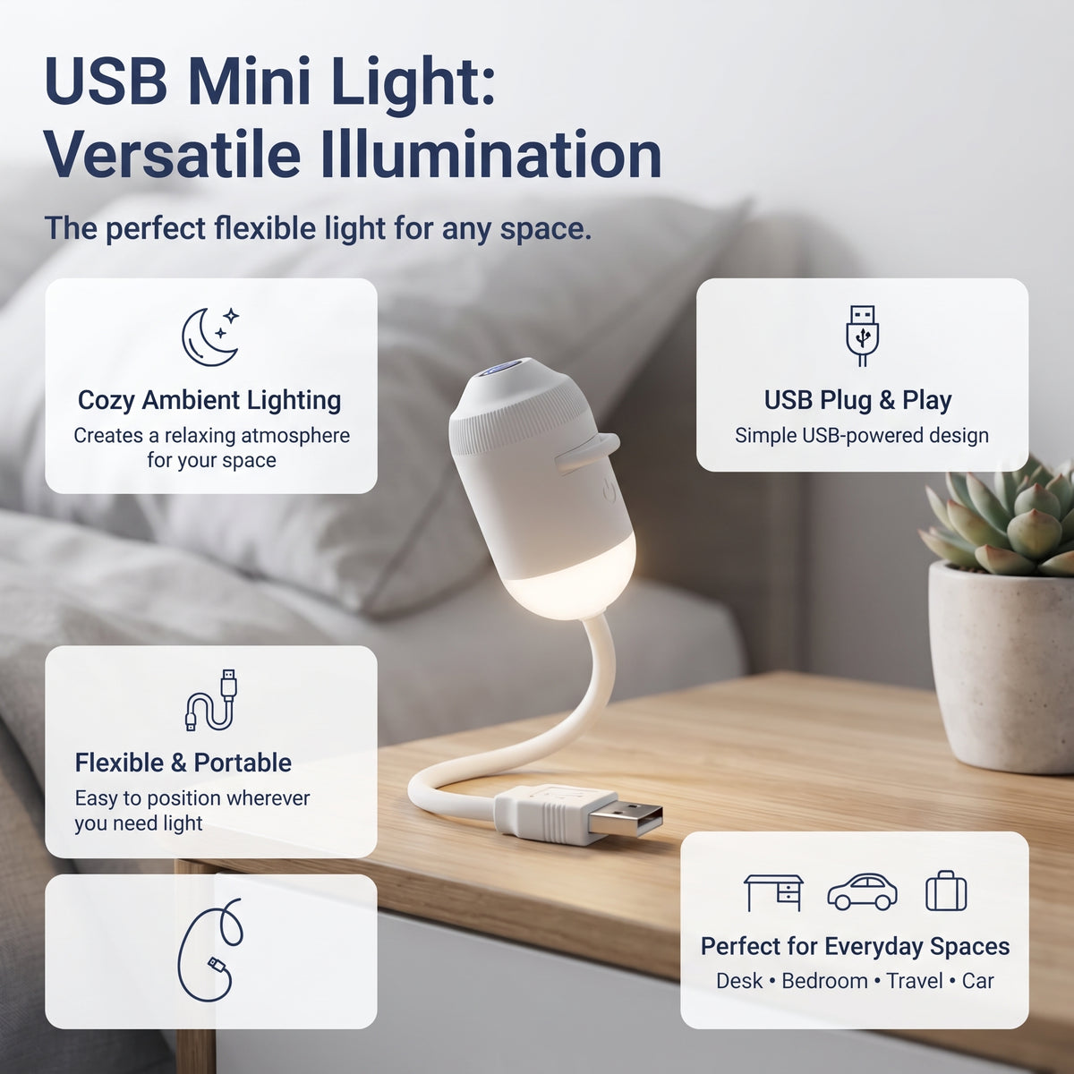 Original Galaxy Projector for Bedroom – 360° Adjustable Star Light with Brightness Control