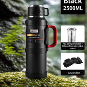 Insulated Stainless Steel Water Bottle with Handle – Multiple Sizes