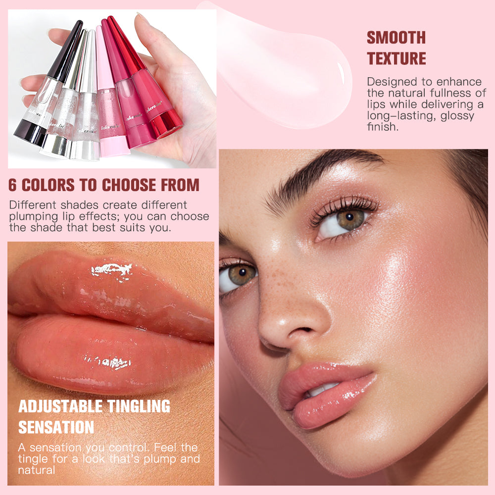 Lakerain Lip Plumper Gloss – Hydrating High-Shine Lip Gloss