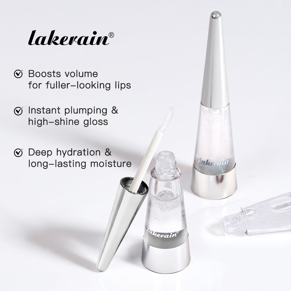 Lakerain Lip Plumper Gloss – Hydrating High-Shine Lip Gloss