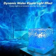 Rechargeable Shower Light – 16-Color Ocean Wave Projector