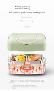 Original Portable Electric Lunch Box 1.2L – Smart Timer Thermal Steamer