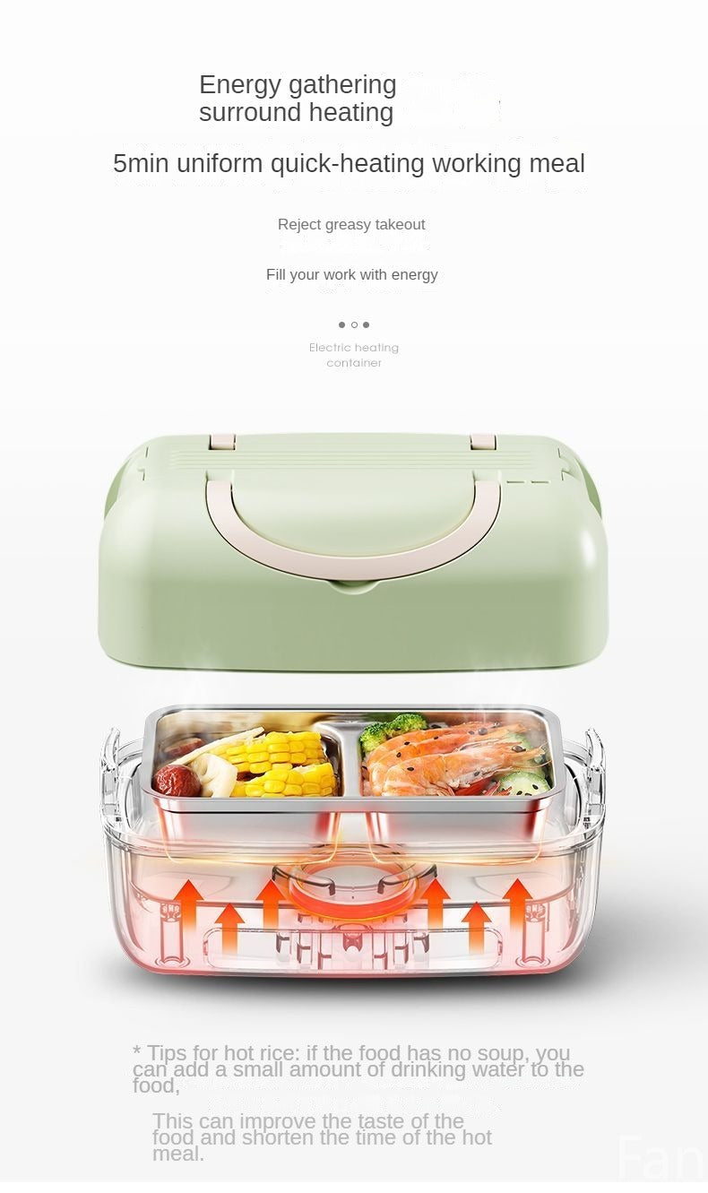 Original Portable Electric Lunch Box 1.2L – Smart Timer Thermal Steamer