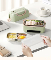 Original Portable Electric Lunch Box 1.2L – Smart Timer Thermal Steamer