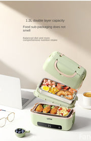 Original Portable Electric Lunch Box 1.2L – Smart Timer Thermal Steamer