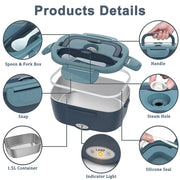 Original Portable Electric Lunch Box – Stainless Steel Food Heater