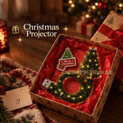 Christmas Projector Night Light – USB-Powered Holiday Tree Lamp with 6+ Festive Patterns, Flexible LED Christmas Light for Bedroom, Ceiling & Home Decor
