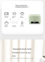 Original Portable Electric Lunch Box 1.2L – Smart Timer Thermal Steamer