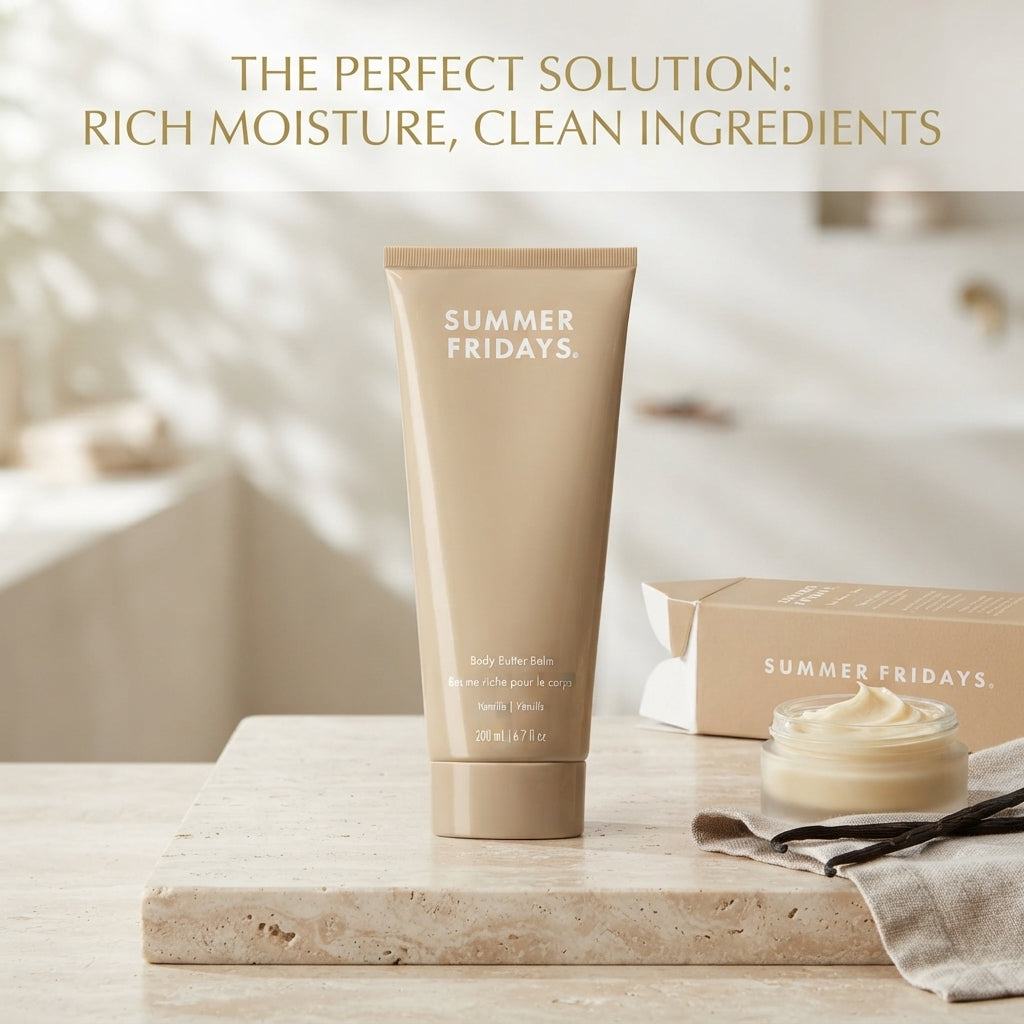 Vanilla Body Butter with Hyaluronic Acid – Rich Body Cream